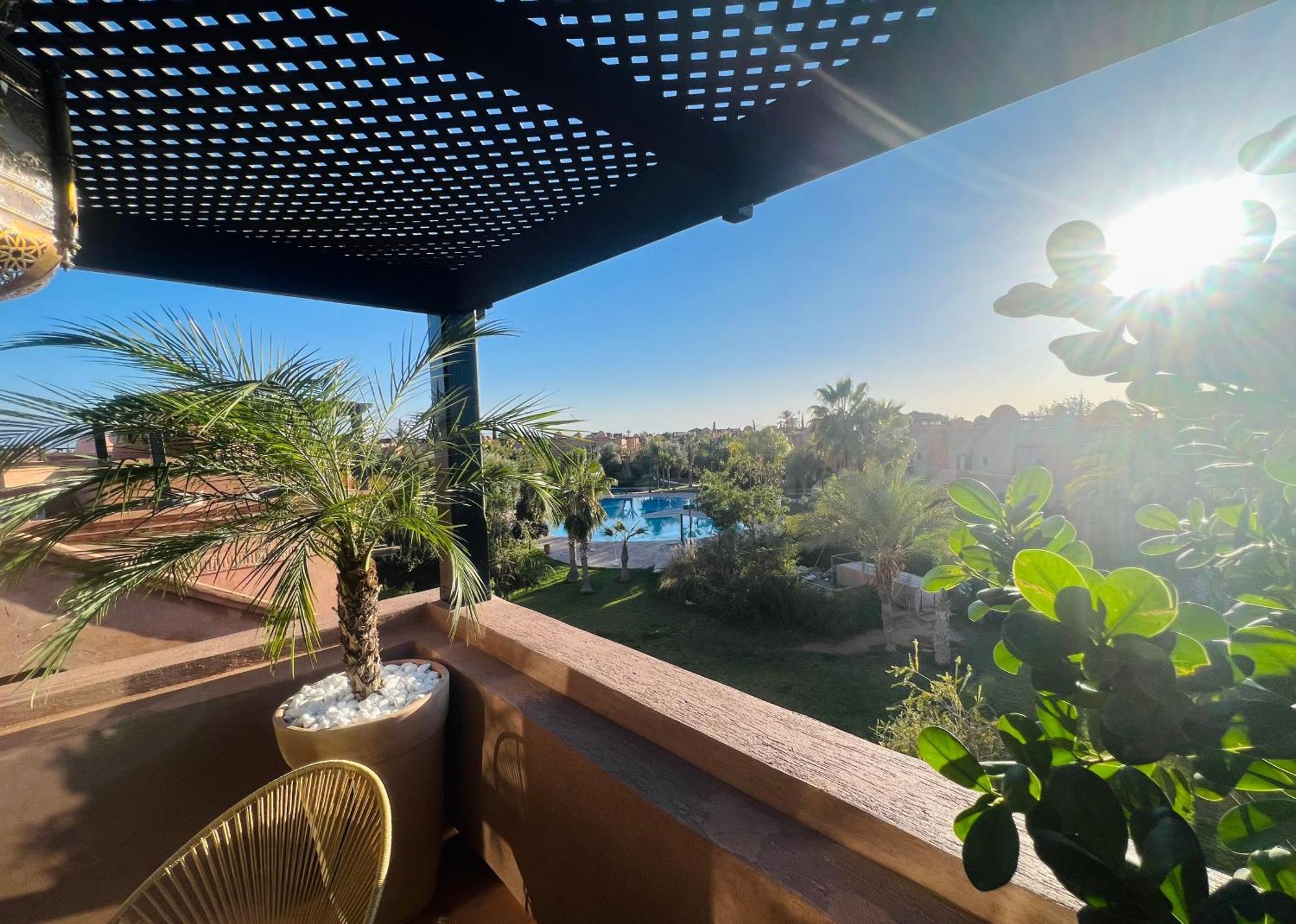 Duplex Atlas Golf Resort Pοοl Νieω Seriniτყ & Cαlm Marrákes Kültér fotó