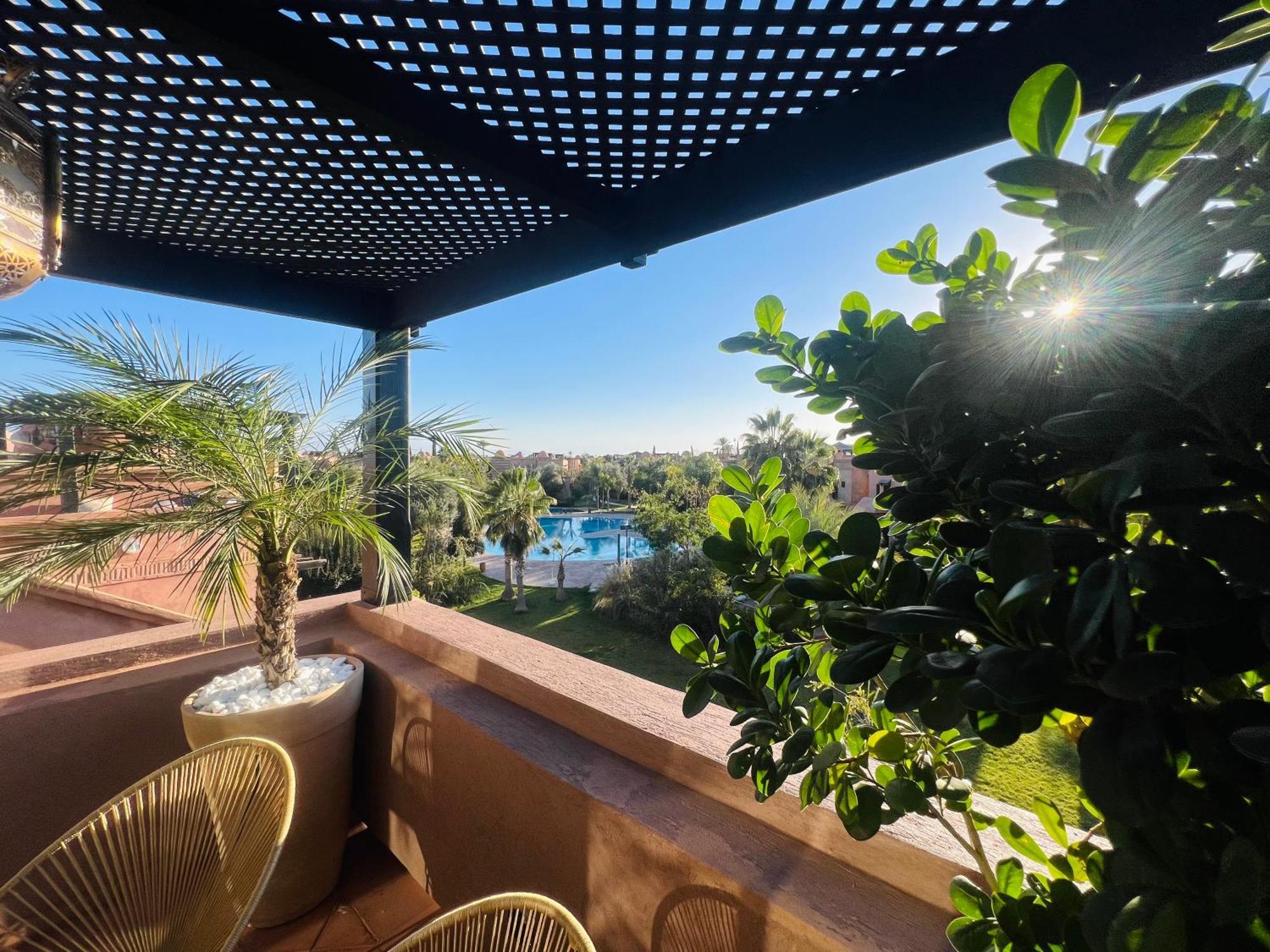 Duplex Atlas Golf Resort Pοοl Νieω Seriniτყ & Cαlm Marrákes Kültér fotó
